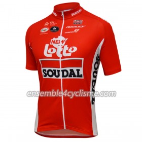 Tenue Maillot + Cuissard à Bretelles Tour de France 2018 Lotto Soudal N001